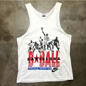 Nike Tank Top Barcelona Olympics 1992  Dream Team Men's M
